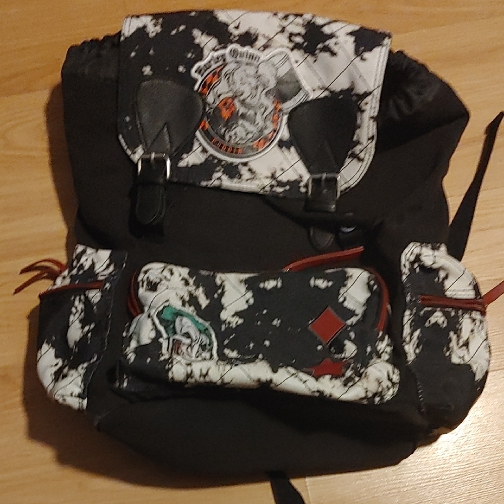 Harley Quinn Black and White Backpack